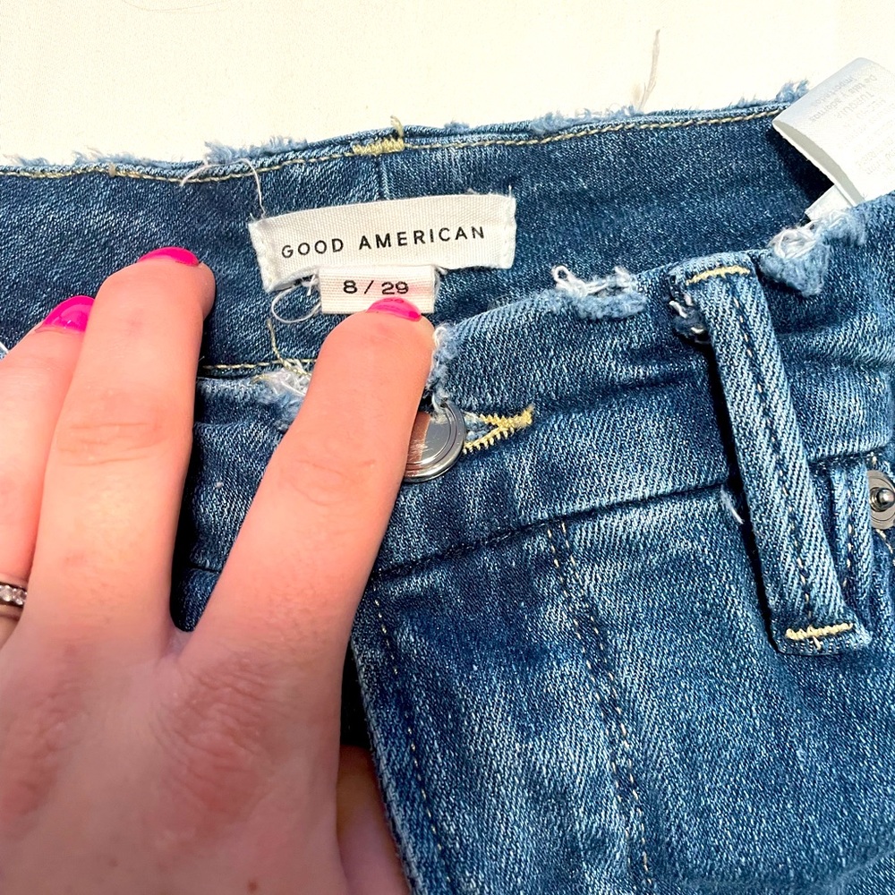 GOOD WAIST RAW EDGE | BLUE628 - BLUE628 / 8 × 1
